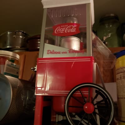Coca-Cola Peace & Harmony Hot Air Popcorn Maker — Nostalgia Products