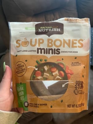 Soup Bones Dog Chews With Real Chicken Veggies Nutrish