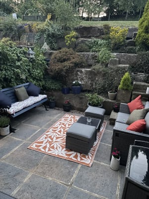 Bambrick 6 seater grey sales garden sofa set