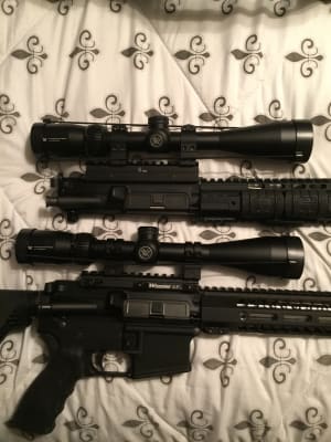 Aluminium Quad Rail Rifle length Freefloat AR 15 Quad Rails, Rail Systems IMI De
