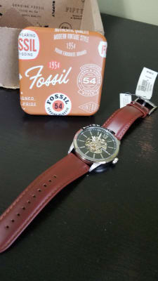 48mm Flynn Automatic Brown Leather 