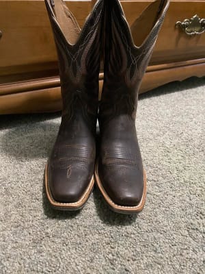 Ariat Autry Leather Western Boot Women s Shoes in Brown Buckle
