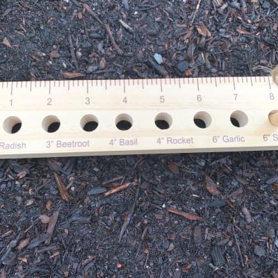 Intervale Seed and Plant Spacing Ruler