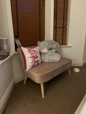 Homebase pink sale sofa