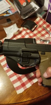BLACKHAWK! SERPA CQC Holster Right Hand For Sig Sauer P228/P229 - Polymer, Concealment - View #4