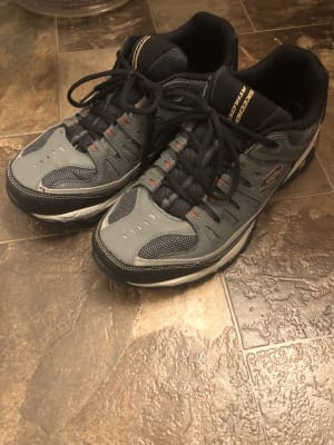 Skechers afterburn memory foam top