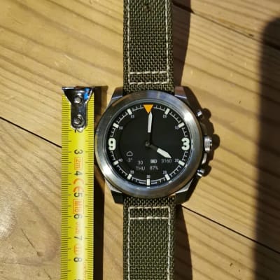 Hybrid Smartwatch HR Latitude Smoke Stainless Steel - FTW7022 - Fossil