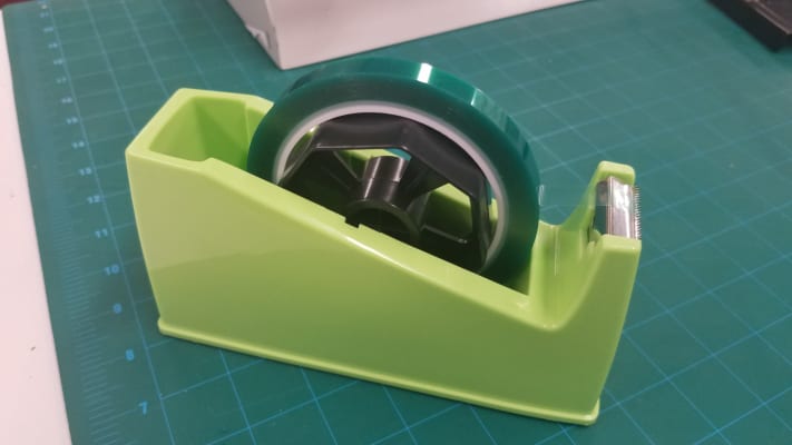 Duty Tape Dispenser Multiple Roll Cut Heat Tape Dispenser Sublimation for  Heat Transfer Tape Adhesive Roll Holder Cutting (Color : Apple Green)  (Color