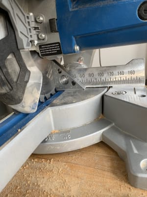 Wickes 210mm Corded Sliding Compound Mitre Saw 1800W Wickes
