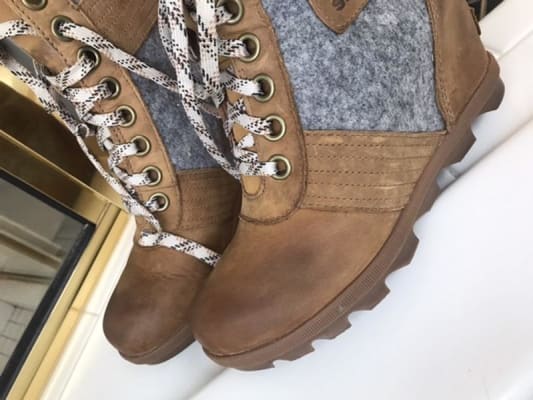 Sorel plaid wedge hot sale