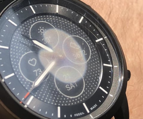 Fossil collider hybrid clearance hr smartwatch ftw7009