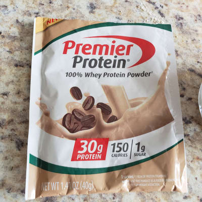 Premier Protein Powder, Cafe Latte , 30g Protein, 1g Sugar, 100% Whey  Protein, Keto Friendly, No Soy Ingredients, Gluten Free, 17 servings, 23.9  Ounce