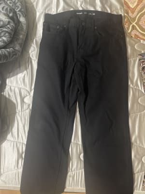 Wow Loose Non-Stretch Black Jeans