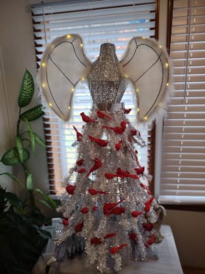 Angel christmas tree at big lots