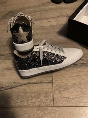 Shu Shop Park Glitter Sneaker - Women's Shoes in Gold Black | Buckle