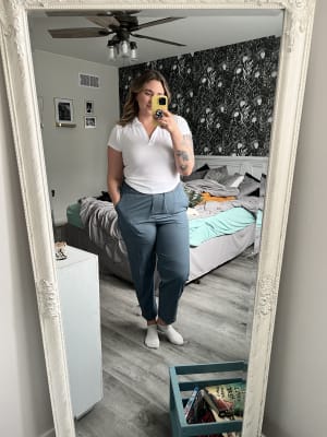 Old Navy High-Waisted StretchTech Cropped Taper Pants