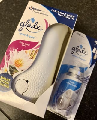 Glade Sense & Spray Smart Motion Sensor With Pure Clean Linen Fragrance 