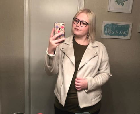 Old navy sueded knit moto jacket store