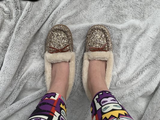 Inc glitter slippers store