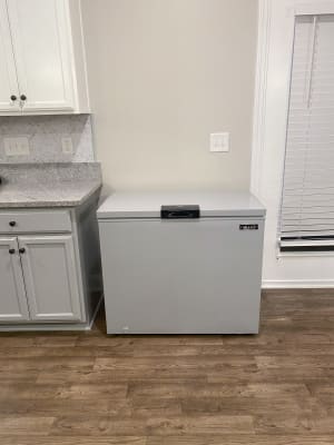 NewAir 5 Cu. ft. Mini Deep Chest Freezer and Refrigerator in Cool Gray