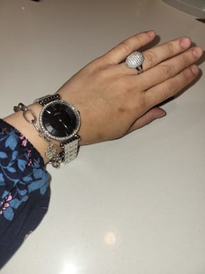 Tillie Three-Hand Stainless Steel Watch 