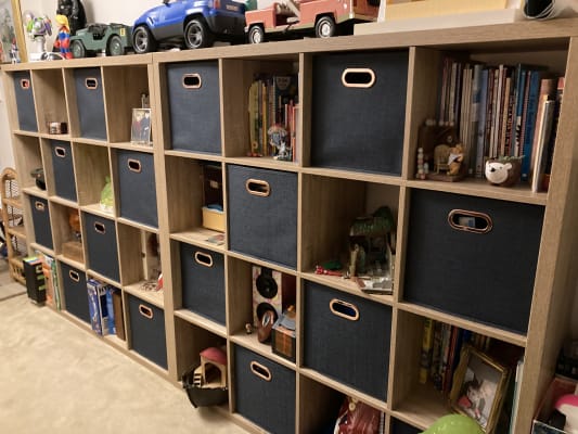 Clever Cube 4x4 Storage Unit Oak Homebase
