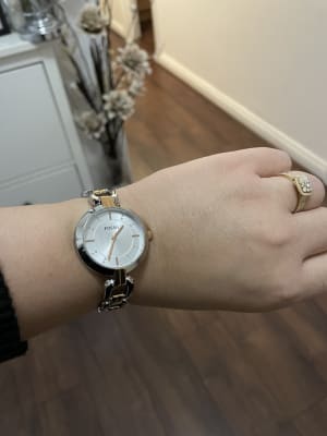 Kerrigan Three-Hand Two-Tone Stainless Steel Watch - BQ3341 - Fossil