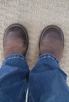 Ariat spot online hog boots black