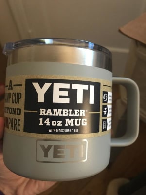 Yeti 14 oz Rambler Northwoods Green Mug