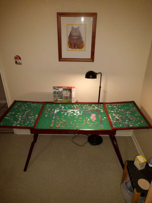 Puzzle Expert Fold & Go Tilt Up Table