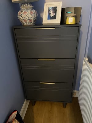 Homebase shoe storage discount boxes