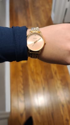 Lexie Luther Three-Hand Rose Gold-Tone 