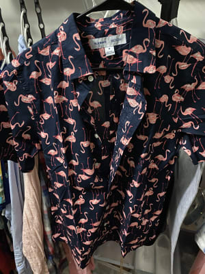 Everyday Printed Short Sleeve Shirt for Men Old Navy