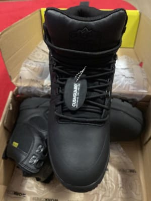 DC Shoes Men's Pure Work Met Guard CT Safety Shoes - Black