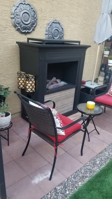 Wilson u0026 Fisher Summer Ridge Outdoor Gas Fireplace | Big Lots
