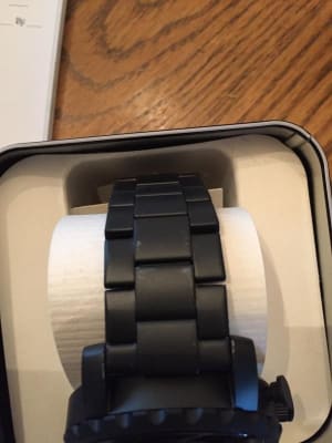 Nate Chronograph Black Stainless Steel 