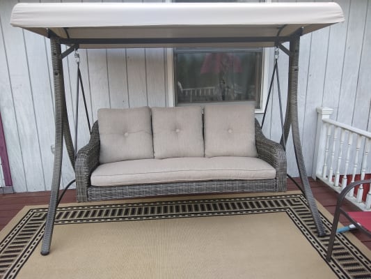 Big lots store wicker swing
