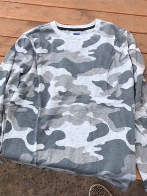 Softest Long-Sleeve Camo T-Shirt For Boys