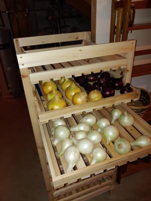 Large Orchard Rack - Vegetable Storage - Wood Storage Rack