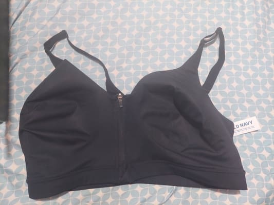 NEW M&S DD+ EXTRA HIGH IMPACT NON WIRED - ZIP FRONT SPORTS BRA SIZE 40F