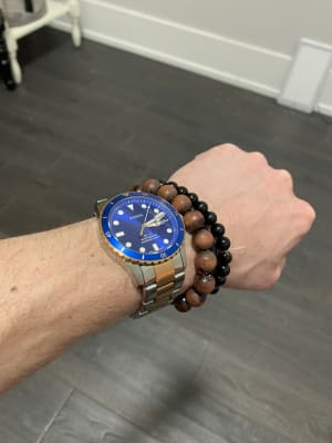 FB-01 Three-Hand Date Two-Tone Stainless Steel Watch - FS5654 - Fossil