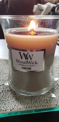 Woodwick Fireside Candle