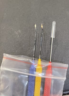 Set Of 3 Titanium Soldering Picks - Non-Contaminating, Knurled Handle Jewelry Tools 5 thumbnail image