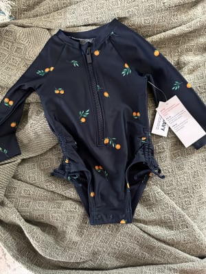 Old navy baby girl rash guard on sale