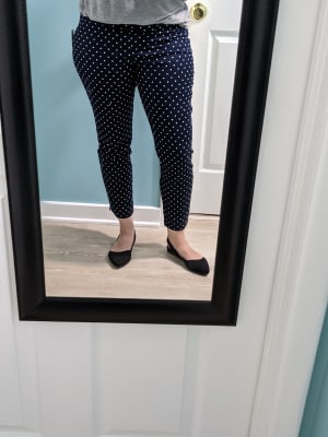 Old Navy Polka Dots Black Casual Pants Size 14 (Petite) - 57% off