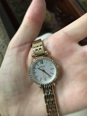 Tillie Mini Three-Hand Gold-Tone 