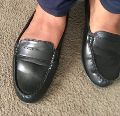 Faux Leather Driving Moccasins for Women Old Navy