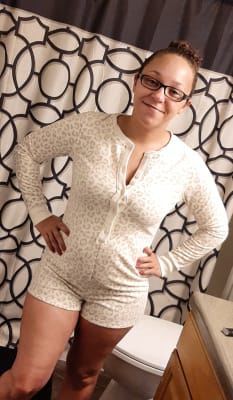 Women's pajama deals short onesie