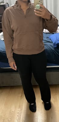 Aerie sunday soft best sale cropped quarter zip sweatshirt