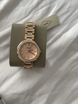 Karli Three-Hand Rose Gold-Tone 